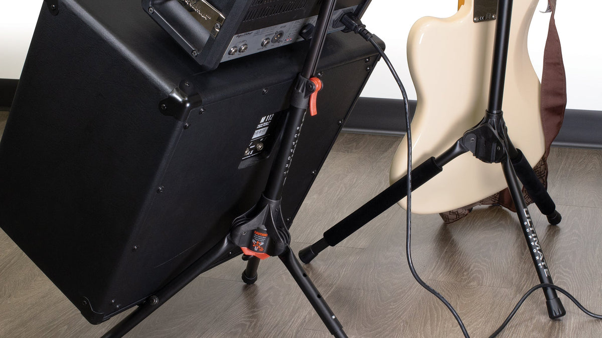 Ultimate Support AMP-150 Ultra Compact, Three-position Tilt Genesis Series Amp Stand w/ Locking Legs