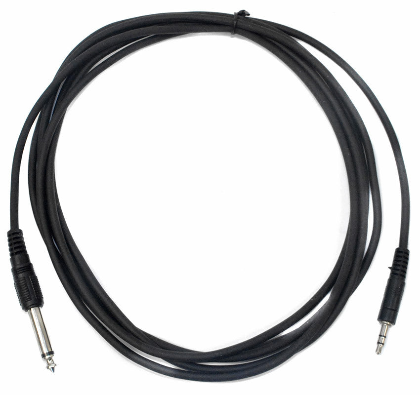 Leem 10ft Interconnect Cable (3.5mm Straight TRS - 1/4
