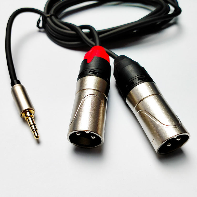 Leem 10ft Audio Cable (3.5mm Stereo Plug - 2 x XLR Male)