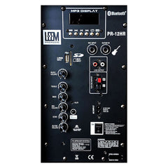 Leem PR-12HR Rechargeable Portable PA Speaker, Active 120W, 2-Way, 12