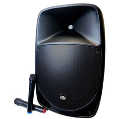 Leem PR-15HR Rechargeable Portable PA Speaker, Active 120W, 2-Way, 15