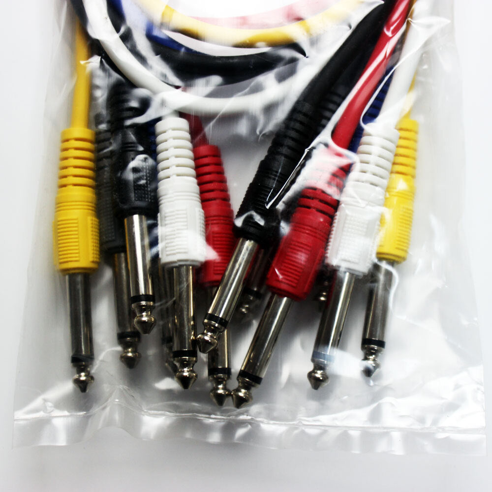 Leem 2ft FX Pedal Patch Cables 6pk (1/4