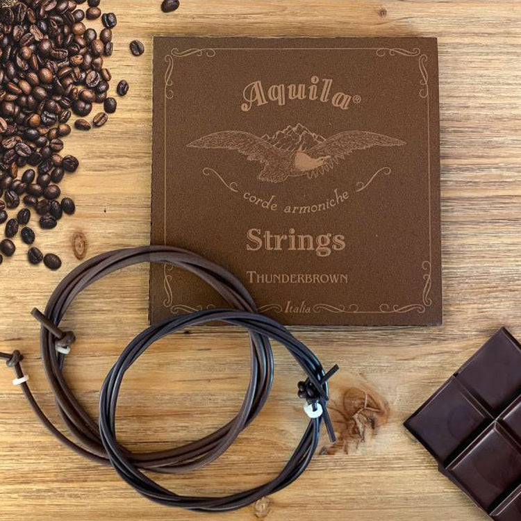 Aquila ThunderBrown 4-String Bass Uke String Set (18 - 21