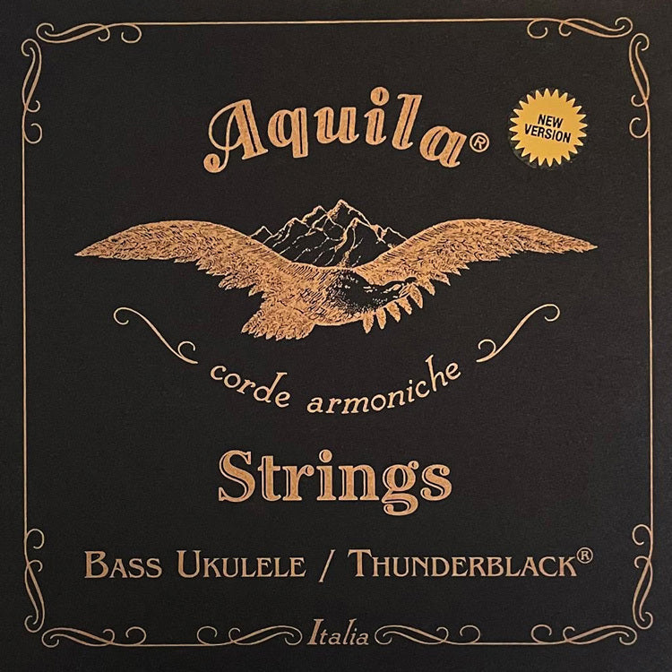 Aquila ThunderBlack 4-String Bass Uke String Set (23 - 26" Scale)
