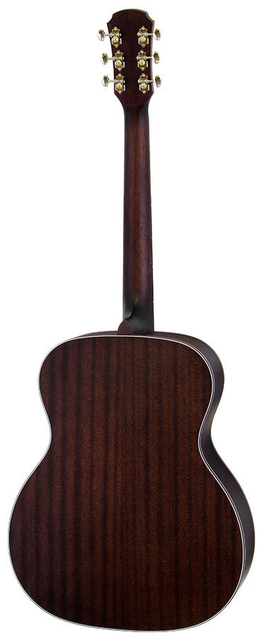 Aria Delta Players Series OM Acoustic Guitar in Muddy Brown Finish