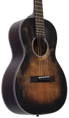 Aria Delta Players Series Parlour Acoustic Guitar in Muddy Brown Finish