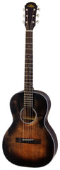 Aria Delta Players Series Parlour Acoustic Guitar in Muddy Brown Finish