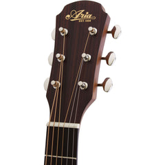 Aria 200 Series Orchestral Body Acoustic Guitar in Natural Gloss