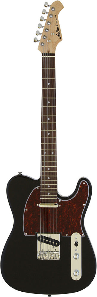 Aria 615 Frontier Series Electric Guitar in Black