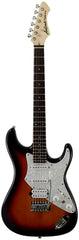 Aria 714-STD Series Electric Guitar in 3-Tone Sunburst