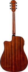 Aria ADW-01 Series Dreadnought AC/EL Guitar with Cutaway in Brown Sunburst Gloss Finish