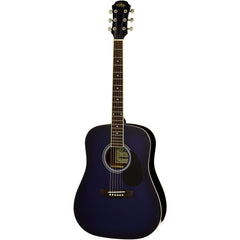 Aria AWN-15 Prodigy Series Acoustic Dreadnought Guitar in Blue Shade Gloss