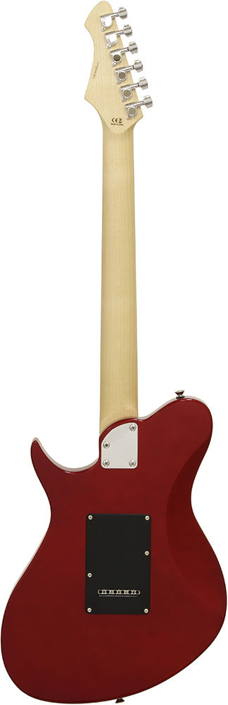 Aria J Series J-1 Electric Guitar in Candy Apple Red