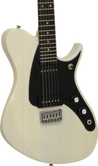 Aria J Series J-2 Electric Guitar in See-Thru Vintage White