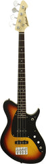 Aria J Series J-B Electric Bass Guitar in 3-Tone Sunburst