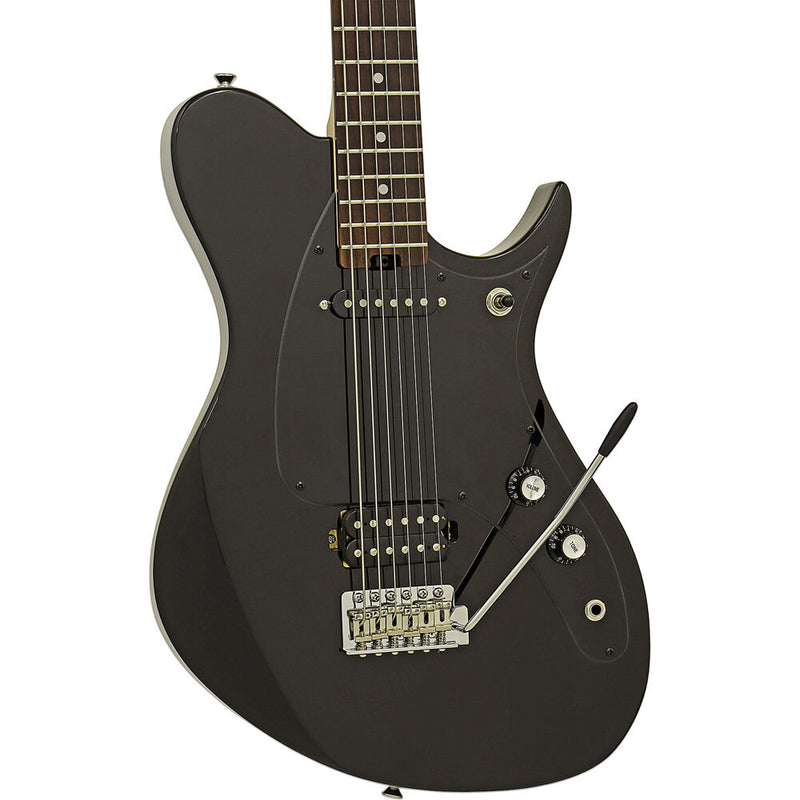 Aria Pro II J-B'Tone Baritone Electric Guitar in Black Gloss