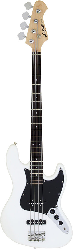 Aria STB-JB/B Series Electric Bass Guitar in White