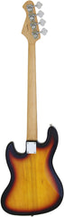 Aria STB-JB/TT Series Electric Bass Guitar in 3-Tone Sunburst