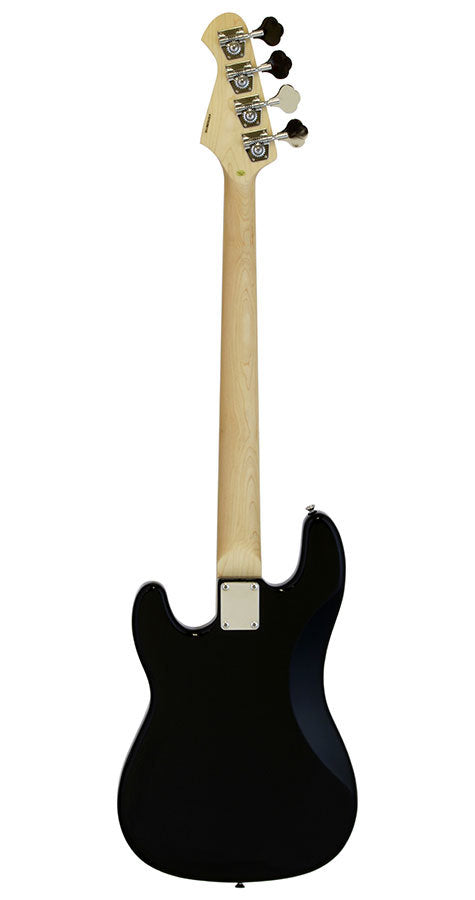 Aria STB-PB Series Electric Bass Guitar in Black