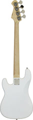 Aria STB-PB/M Series Electric Bass Guitar in White