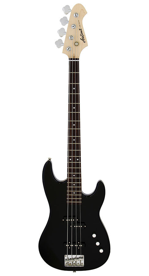 Aria STB-PJ Series Electric Bass Guitar in Black