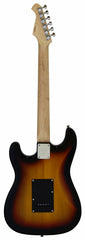 Aria Pro II STG-Series Electric Guitar in 3-Tone Sunburst with Black Pickguard