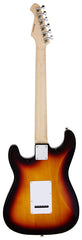 Aria STG-004 Series Electric Guitar in 3-Tone Sunburst with White Pickguard