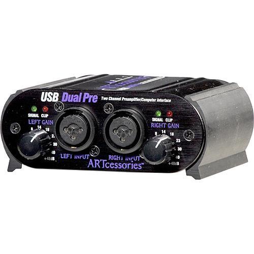 Art Pro Audio Usb Dual Pre 2-Channel Preamplifier/Usb Interface