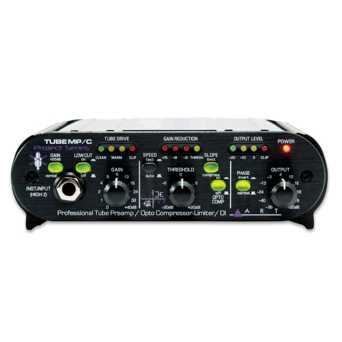 Art Pro Audio Tube Mp/C Microphone Preamplifier /Opto Compressor-Limiter / Di