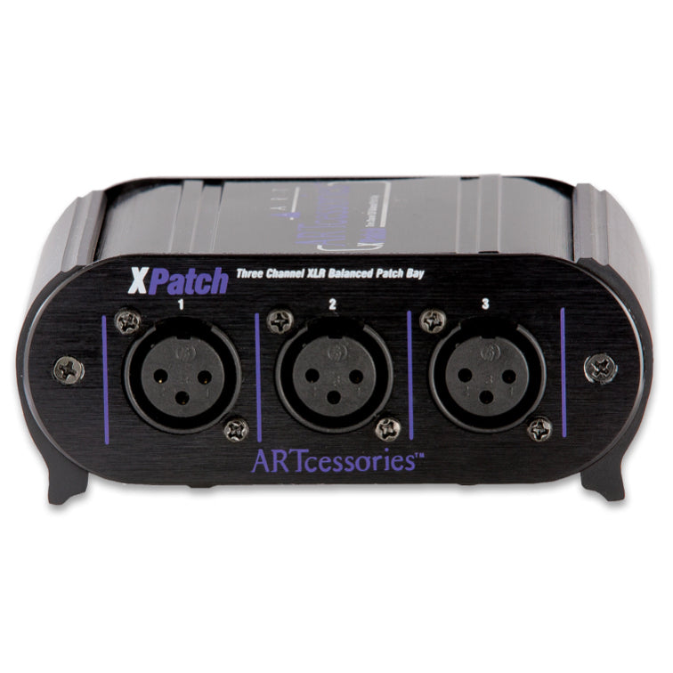 Art Pro Audio Xpatch 3-Channel Xlr Balanced Patch Bay