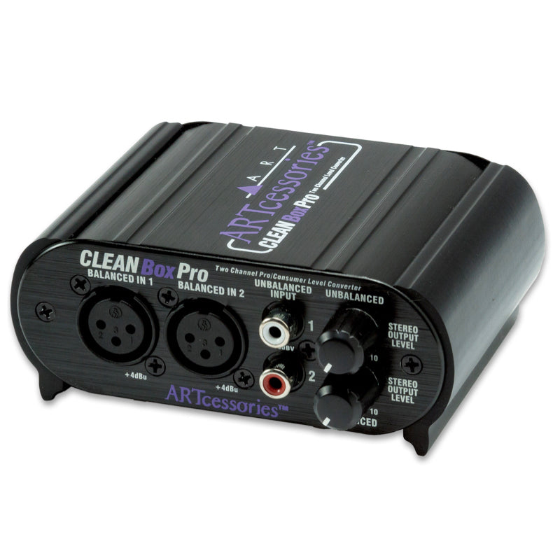 Art Pro Audio Cleanbox 2-Channel Pro/Consumer Level Converter