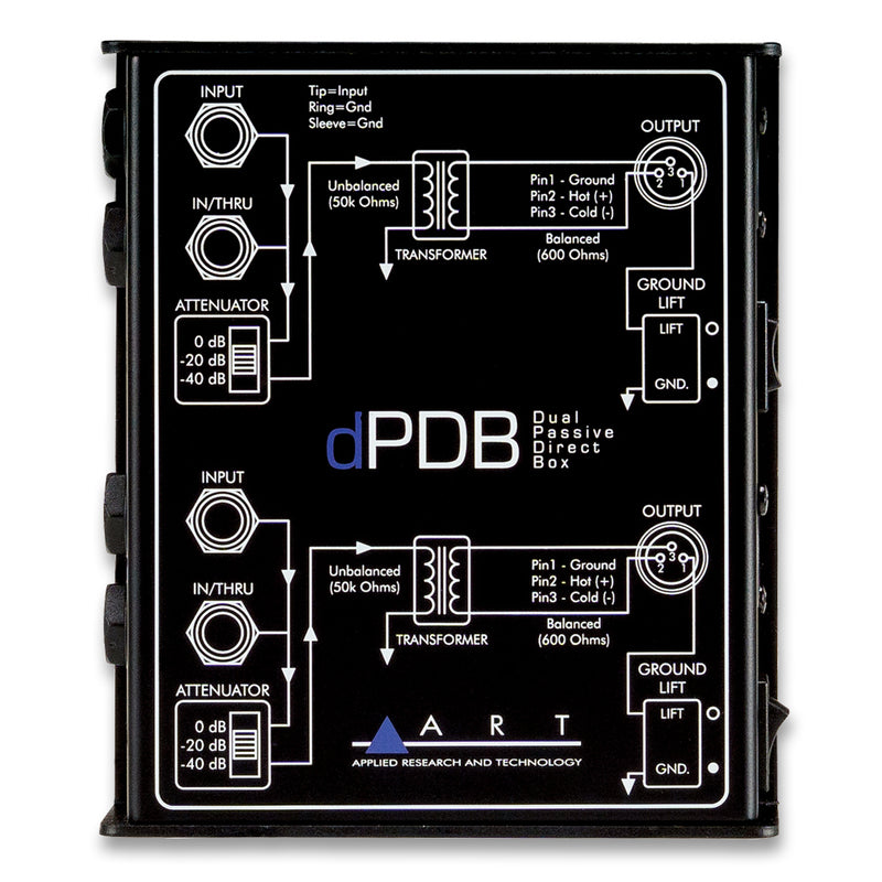 Art Pro Audio Dpdb Dual Passive Direct Box