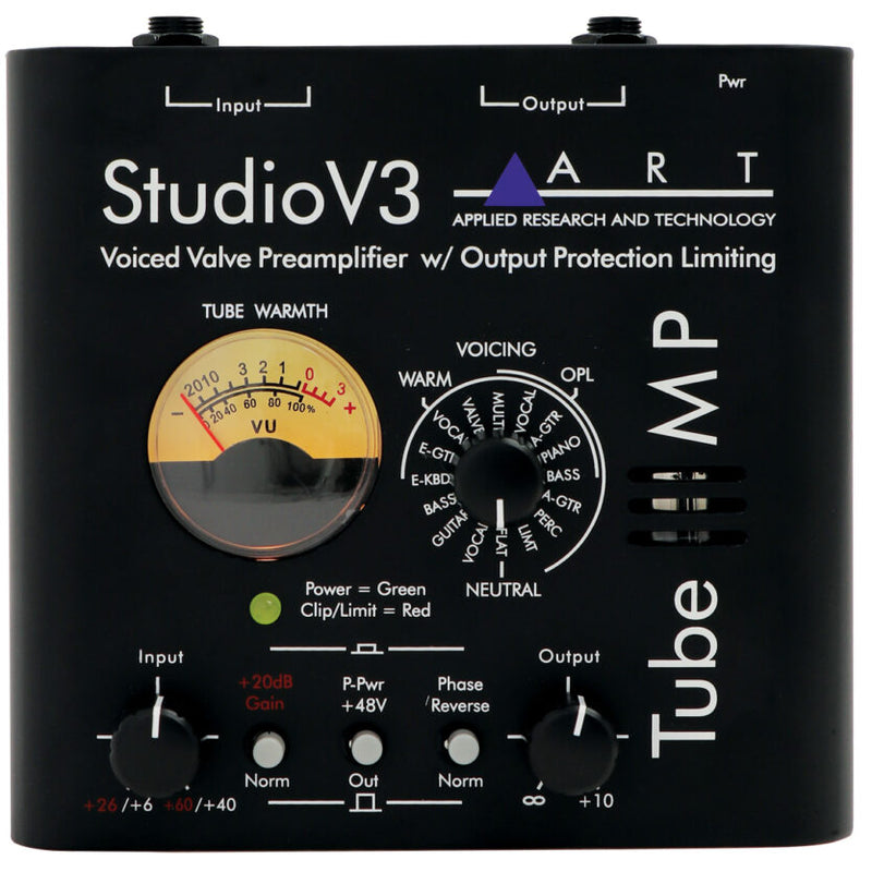 Art Pro Audio Tube Mp - Studio V3 Preamp With Variable Valve Voicing (V3) Amp