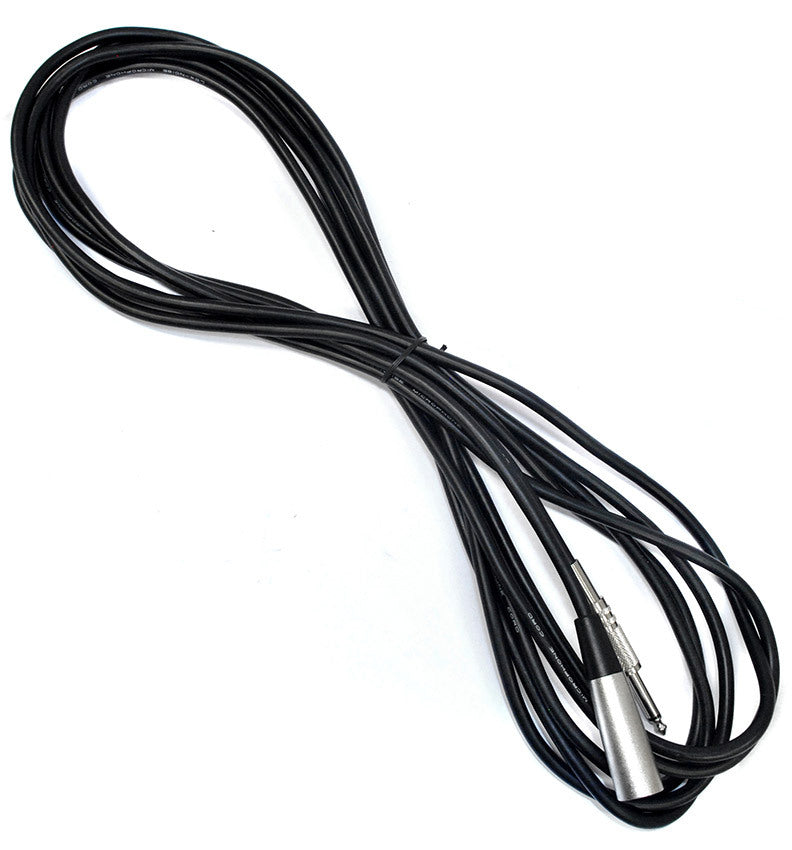 Leem 20ft Instrument Cable (1/4" Straight TS - Male XLR)