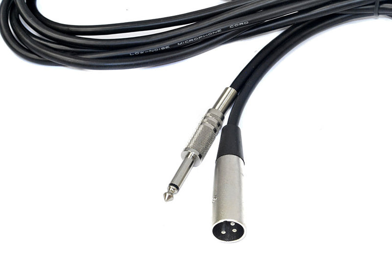 Leem 20ft Instrument Cable (1/4" Straight TS - Male XLR)