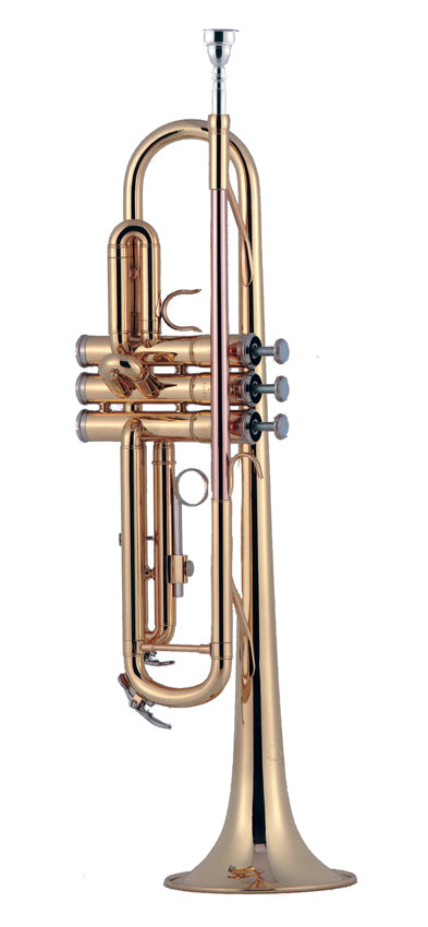 J.Michael TR380 Trumpet (Bb) in Clear Lacquer Finish