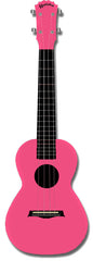 Kealoha Concert Ukulele in Plain Pink with Pink ABS Resin Body