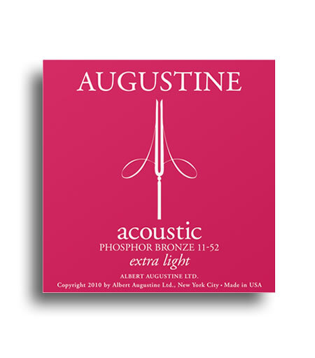 Augustine Phosphor Bronze Extra Light Gauge Guitar String Set (11-52)