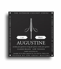 Augustine Classic Black Strings - Regular Tension Trebles / Low Tension Basses