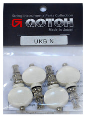 Gotoh UKB Series Ukulele Tuning Machines in Nickel Finish (Set of 4)