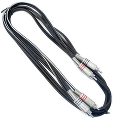 Leem 10ft Interconnect Cable (2 x Metal RCA Jack Plugs - 2 x Metal RCA Jack Plugs)