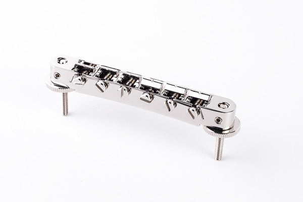 TonePros Replacement Abr-1 Tuneomatic - Nickel (Notched saddles)