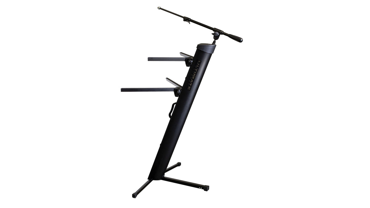 Ultimate Support AX-48 PRO PLUS APEX AX-48 Pro Column Keyboard Stand w/ Mic Boom and Bag - Black