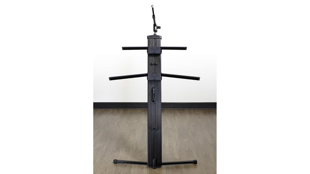 Ultimate Support AX-48 PRO PLUS APEX AX-48 Pro Column Keyboard Stand w/ Mic Boom and Bag - Black