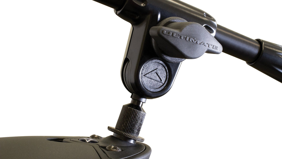 Ultimate Support AX-48 PRO PLUS APEX AX-48 Pro Column Keyboard Stand w/ Mic Boom and Bag - Black
