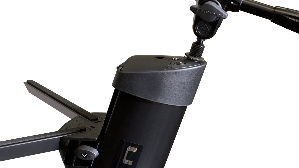 Ultimate Support AX-48 PRO PLUS APEX AX-48 Pro Column Keyboard Stand w/ Mic Boom and Bag - Black