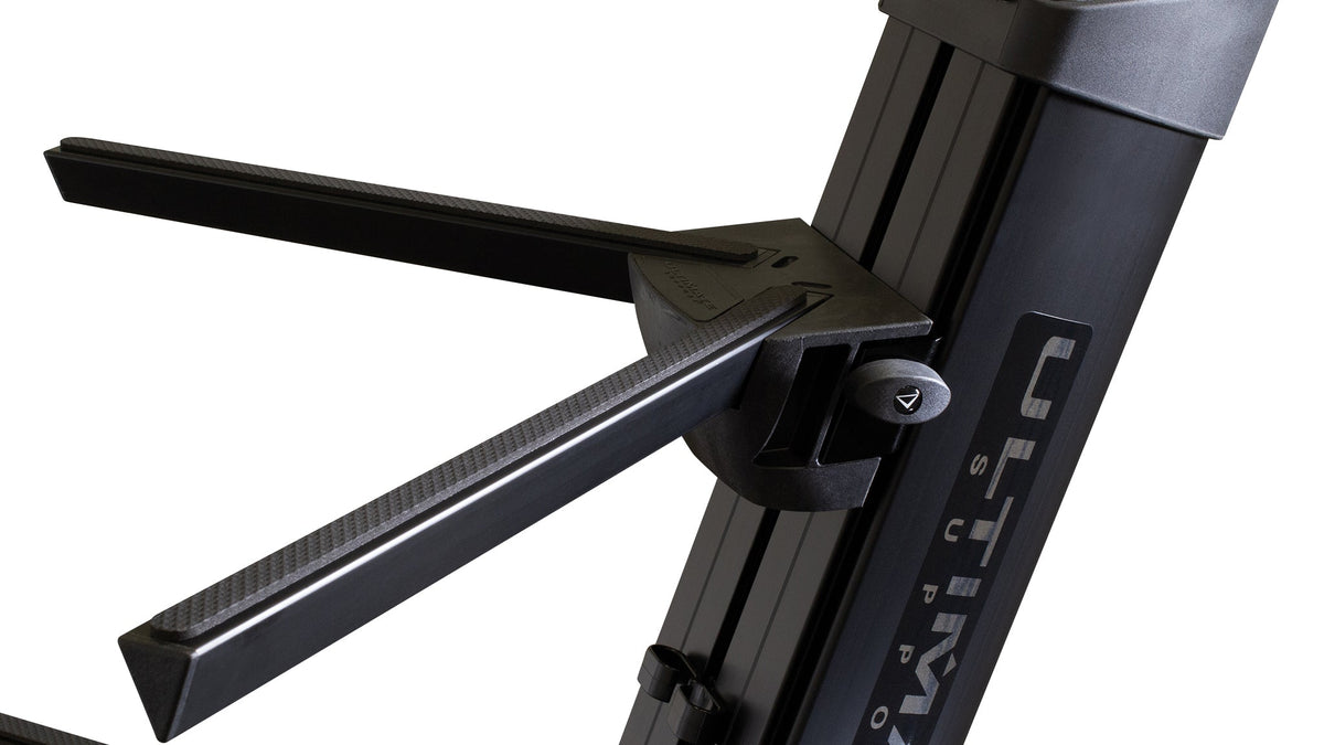 Ultimate Support AX-48 PRO PLUS APEX AX-48 Pro Column Keyboard Stand w/ Mic Boom and Bag - Black