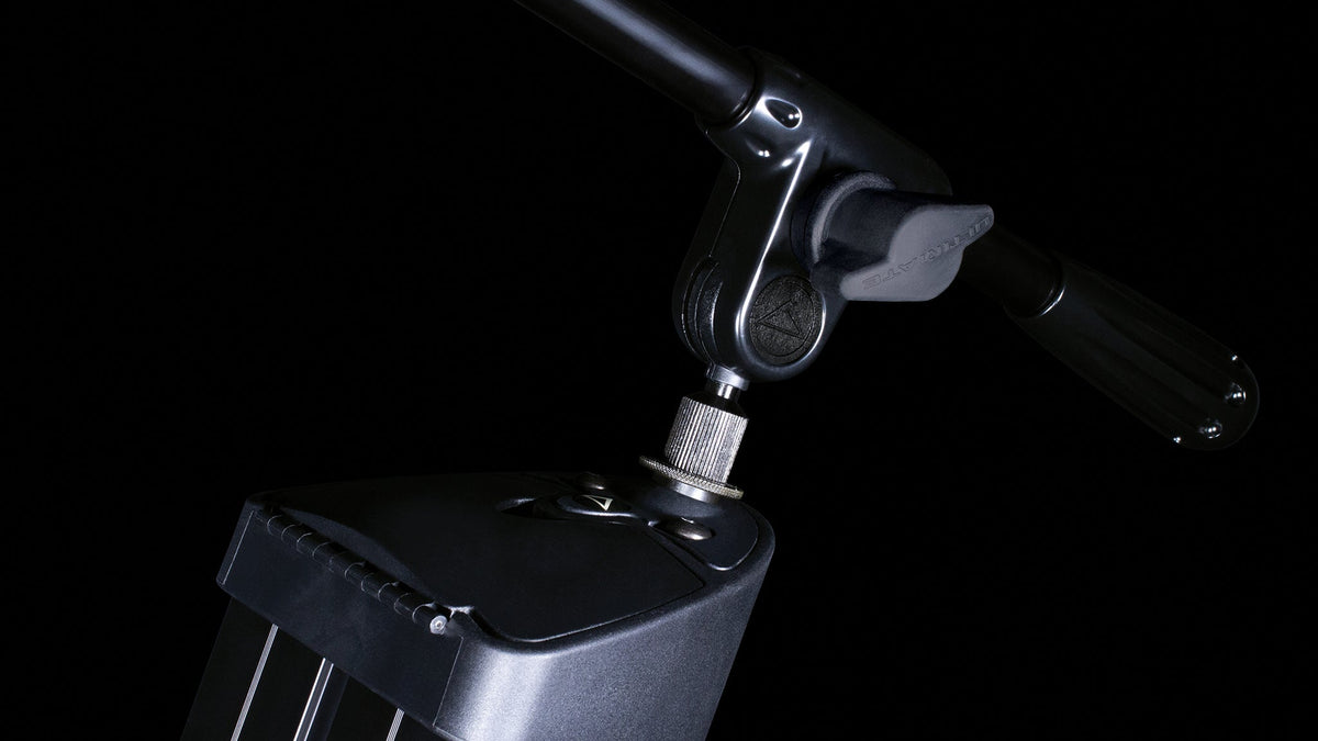 Ultimate Support AX-48 PRO PLUS APEX AX-48 Pro Column Keyboard Stand w/ Mic Boom and Bag - Black