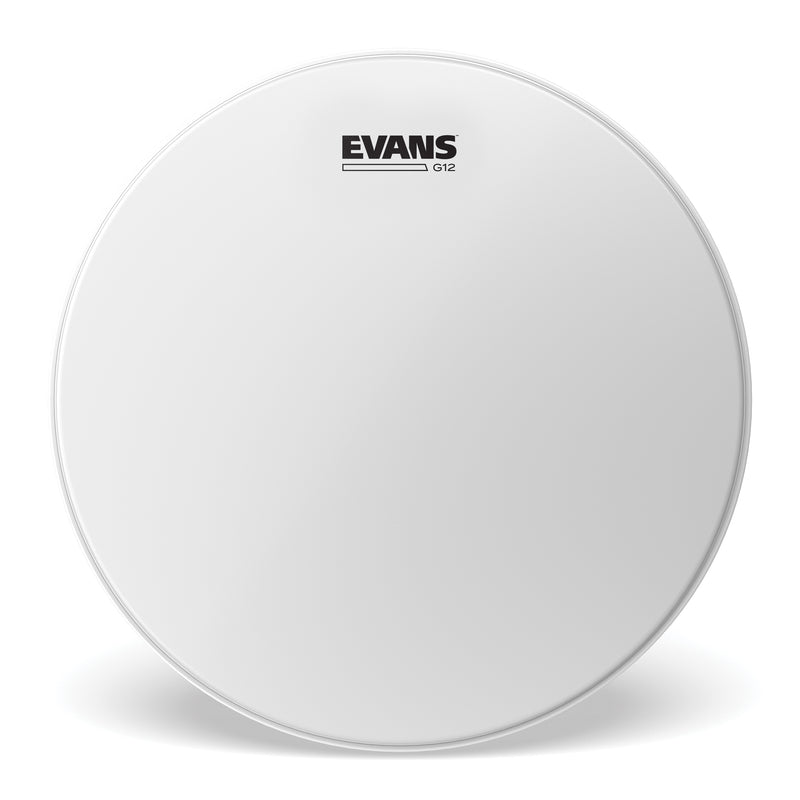 EVANS G12 Coated White Drum Head, 8 Inch