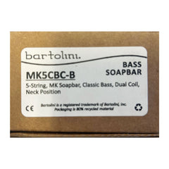Bartolini MK5CBC-B Classic Bass 5-String Dual Coil MK Soapbar Neck Pickup